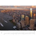 Nástěnný kalendář Nad střechami New Yorku / Über den Dächern von New York 2018