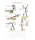 Wall calendar Mit den Yoga-Kühen durchs Jahr 2018