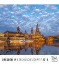Nástěnný kalendář Drážďany / Dresden 2018