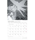 Nástěnný kalendář New York s/w T&C 2018