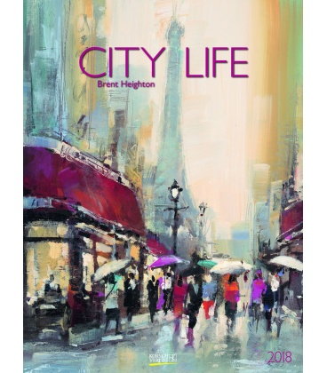 Wandkalender City Life - Brent Heighton 2018