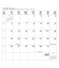 Wall calendar Flowers (BK) 2018
