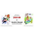 Stolní kalendář Novák a Skoupý - Humor 2018