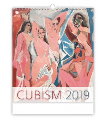 Wall calendar Cubism 2019
