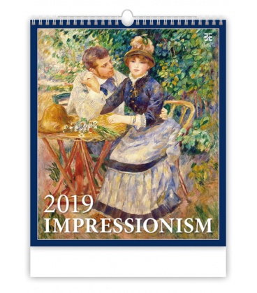 Nástěnný kalendář Impressionism 2019