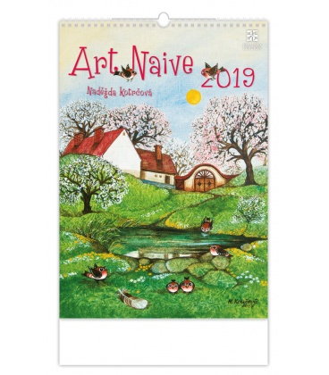 Wall calendar Art Naive 2019