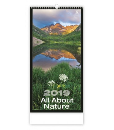 Nástěnný kalendář All About Nature 2019