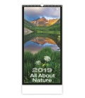 Nástěnný kalendář All About Nature 2019