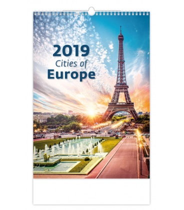 Wandkalender Cities of Europe 2019