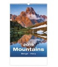 Nástěnný kalendář Mountains/Berge/Hory 2019