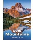 Nástěnný kalendář Mountains/Berge/Hory 2019
