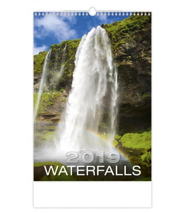 Wandkalender Waterfalls 2019