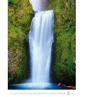 Nástěnný kalendář Waterfalls 2019