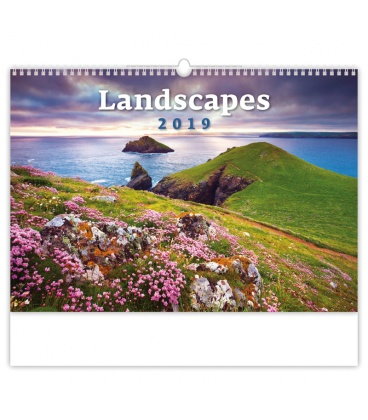 Wall calendar Landscapes 2019