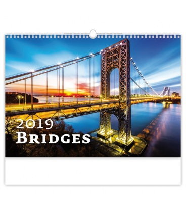 Wandkalender Bridges 2019