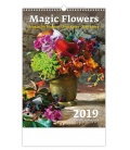 Wall calendar Magic Flowers/Magische Blumen/Živé květy/Živé kvety 2019