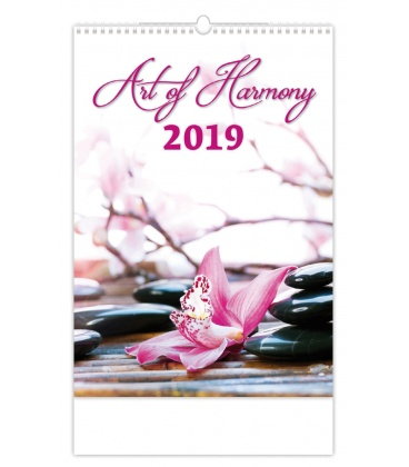 Nástěnný kalendář Art of Harmony 2019