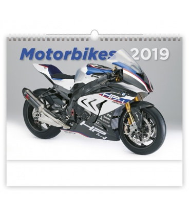 Nástěnný kalendář Motorbikes 2019