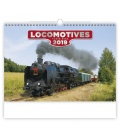 Nástěnný kalendář Locomotives 2019