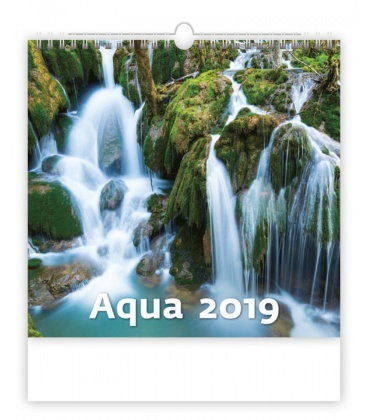 Wandkalender Aqua 2019