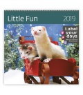 Nástěnný kalendář Little Fun 2019
