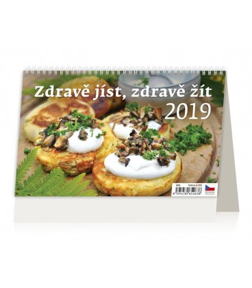 Stolní kalendář Zdravě jíst, zdravě žít 2019