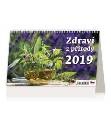 Tischkalender Zdraví z přírody 2019