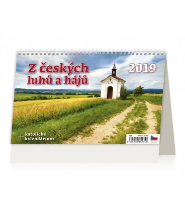 Stolní kalendář Z českých luhů a hájů 2019