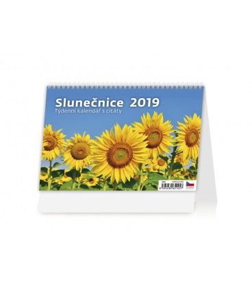 Table calendar Slunečnice 2019