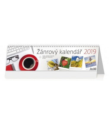Table calendar Žánrový kalendář 2019