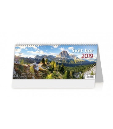 Tischkalender Svět hor 2019