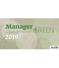 Stolní kalendář Manager Green 2019
