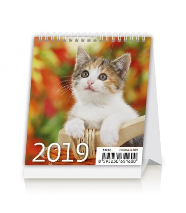 Table calendar Mini Kittens 2019