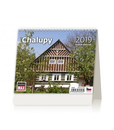Stolní kalendář Minimax Chalupy 2019