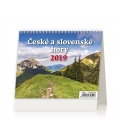 Table calendar Minimax České a slovenské hory 2019