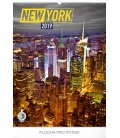 Nástěnný kalendář New York 2019