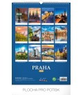 Nástěnný kalendář Praha 2019