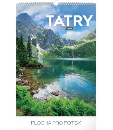 Nástěnný kalendář Tatry SK 2019
