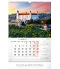Wall calendar Slovakia 2019