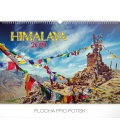 Nástěnný kalendář Himálaje 2019
