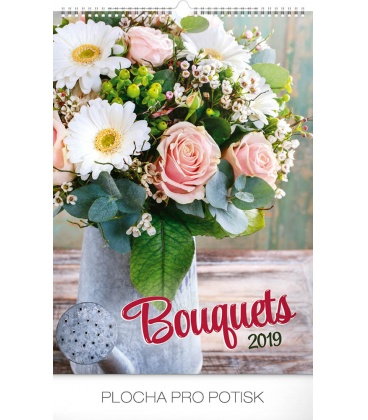 Wandkalender Bouquets 2019