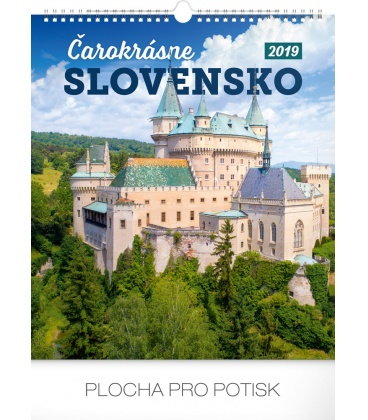 Wall calendar Čarokrásne Slovensko 2019