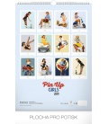 Nástěnný kalendář Pin-up Girls 2019