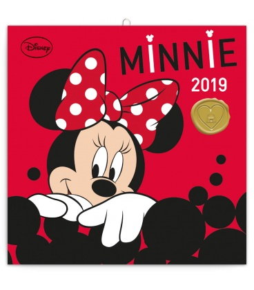 Nástěnný kalendář Minnie 2019