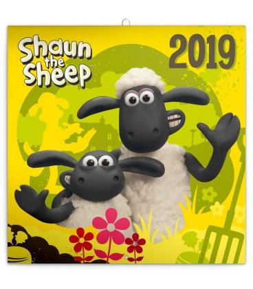 Nástěnný kalendář Ovečka Shaun 2019