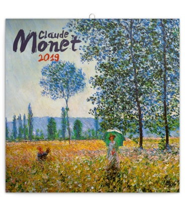Nástěnný kalendář Claude Monet 2019