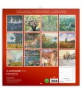Wall calendar Claude Monet 2019