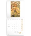 Nástěnný kalendář Alfons Mucha 2019