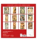 Nástěnný kalendář Alfons Mucha 2019
