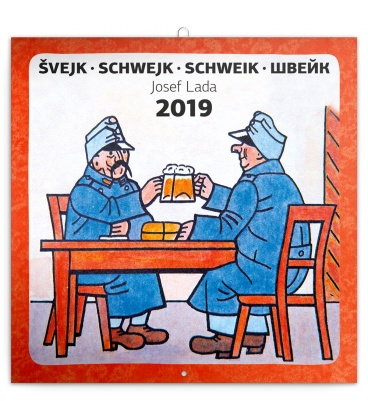 Nástěnný kalendář Švejk – Josef Lada 2019